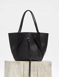 Marija Tote Bag in Black Nappa Leather