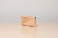 Callas Clutch in Nude Snakeskin & Nappa Leather