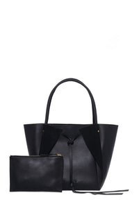 Marija Tote Bag in Black Nappa Leather