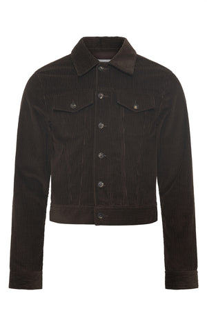 Barry Trucker in Chocolate Fine Cashmere Corduroy