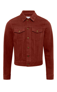 バーントシエナリサイクルコットンデニムのバリートラッカー