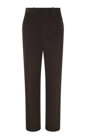 Harold Trouser in Chocolate Fine Cashmere Corduroy