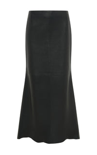 Edwardo Skirt in Black Leather