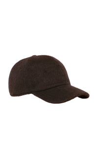 Zed Baseball Hat in Chocolate Cashmere