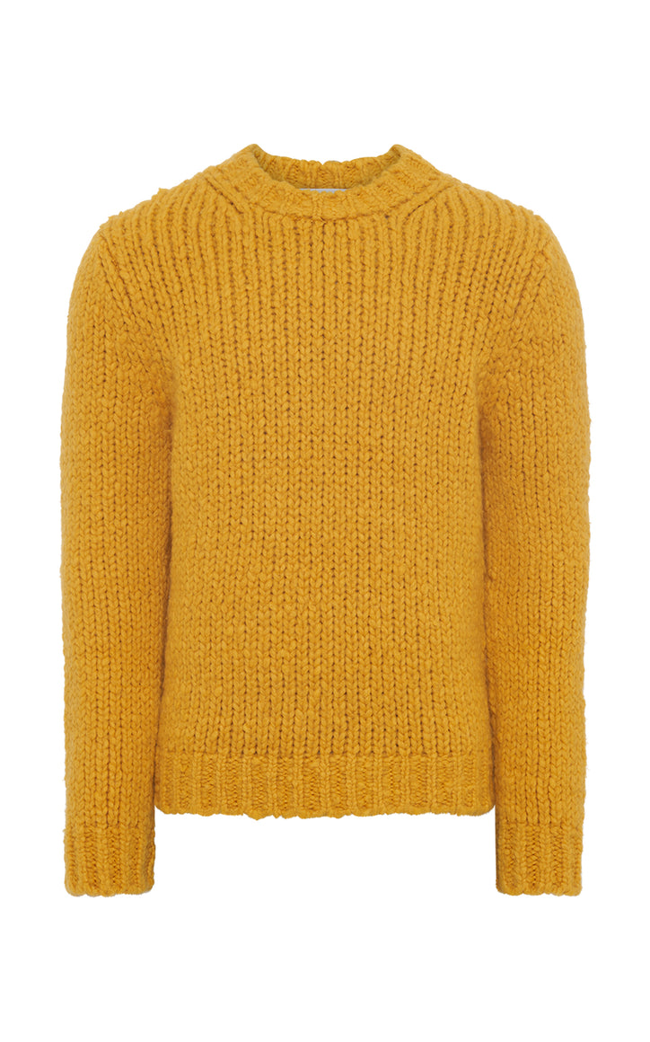 Lawrence Knit Sweater in Golden Birch Welfat Cashmere