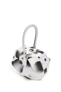 Adam Pendleton x Gabriela Hearst Nina Bag in Black & White Satin № 18
