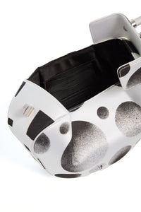 Adam Pendleton x Gabriela Hearst Nina Bag in Black & White Satin № 18