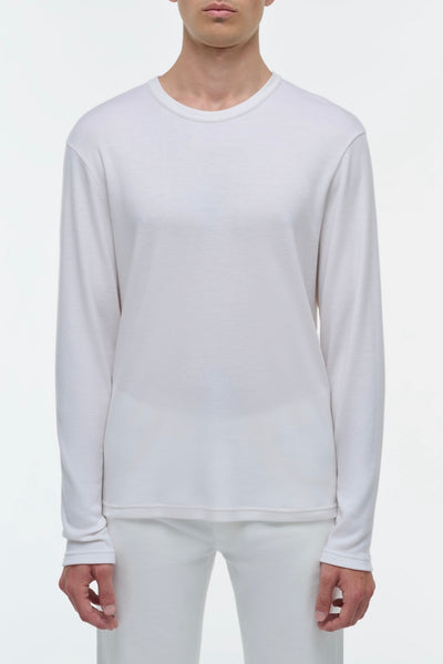 Pacific Long Sleeve T-Shirt in Ivory Cashmere – Gabriela Hearst