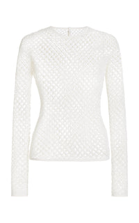 Troth Knit Top in Ivory Merino Wool