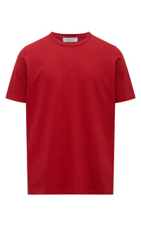 Bandeira T-shirt in Scarlet Red Organic Cotton