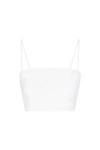 White Sea Island Cotton Nadir Top - Flat Lay | Gabriela Hearst