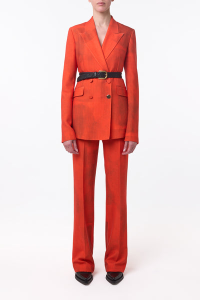 【Gabriela Hearst】 Rheinシルクアンドウールフレアパンツ GABRIELA HEARST Rhein silk-bouclé flared pants | NET-A-PORTER