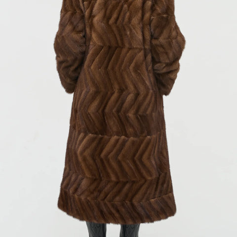 Andal Coat in Mahogany Recycled Mink Fur – Gabriela Hearst