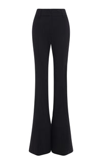 Rhein Flare Pant in Black Cashmere Jersey