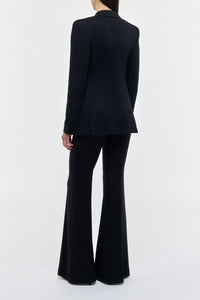 Mairi Blazer In Black Cashmere Jersey
