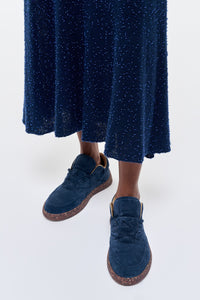 Ohio Slip-on Sneaker in Navy Nubuck