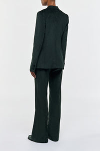 Angela Blazer in English Green Sea Island Cotton Corduroy