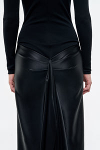 Jessamy Dress in Black Silk