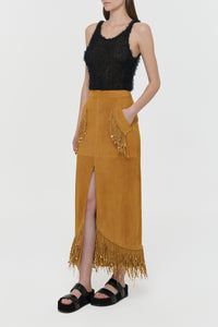 Nur Knit Tank Top in Black Silk Cashmere