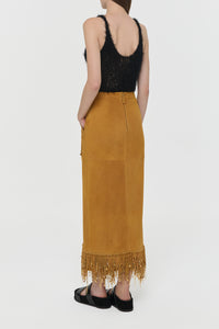 Nur Knit Tank Top in Black Silk Cashmere