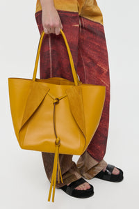 Marija Tote Bag in Golden Birch Nappa Leather