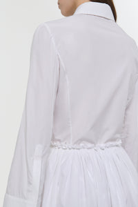 Jataya Shirt in White Sea Island Cotton