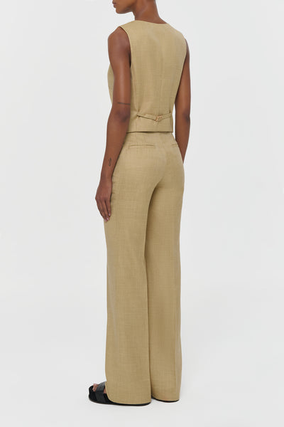 Women's Hay Wool Silk Vest | Gabriela Hearst
