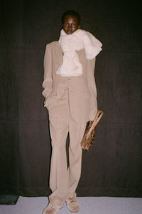 Lewis Blazer in Camel Cashmere Wool Corduroy
