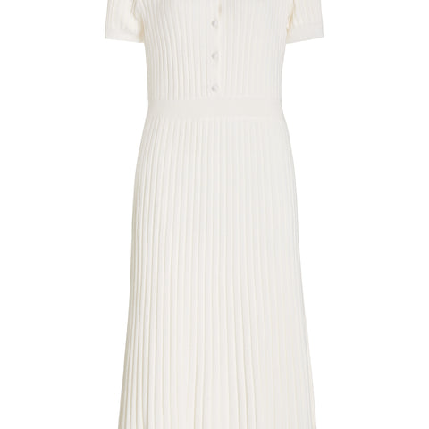 white ribbed knit dress Women's Ivory Cashmere Silk College Socks
