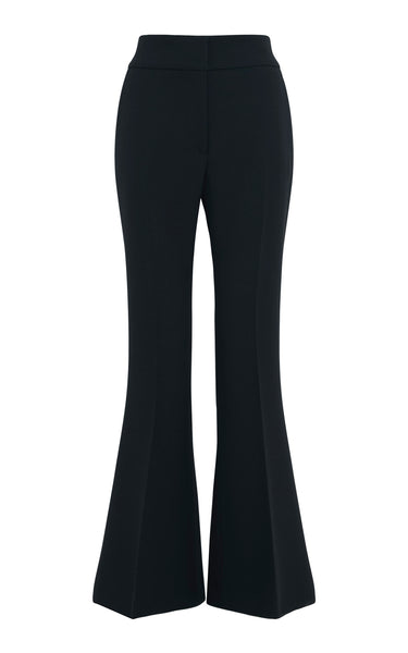 【adamas kronos】COATING FLARE PANTS FLARED BLACK STRETCH PANTS – ADAMAS KRONOS