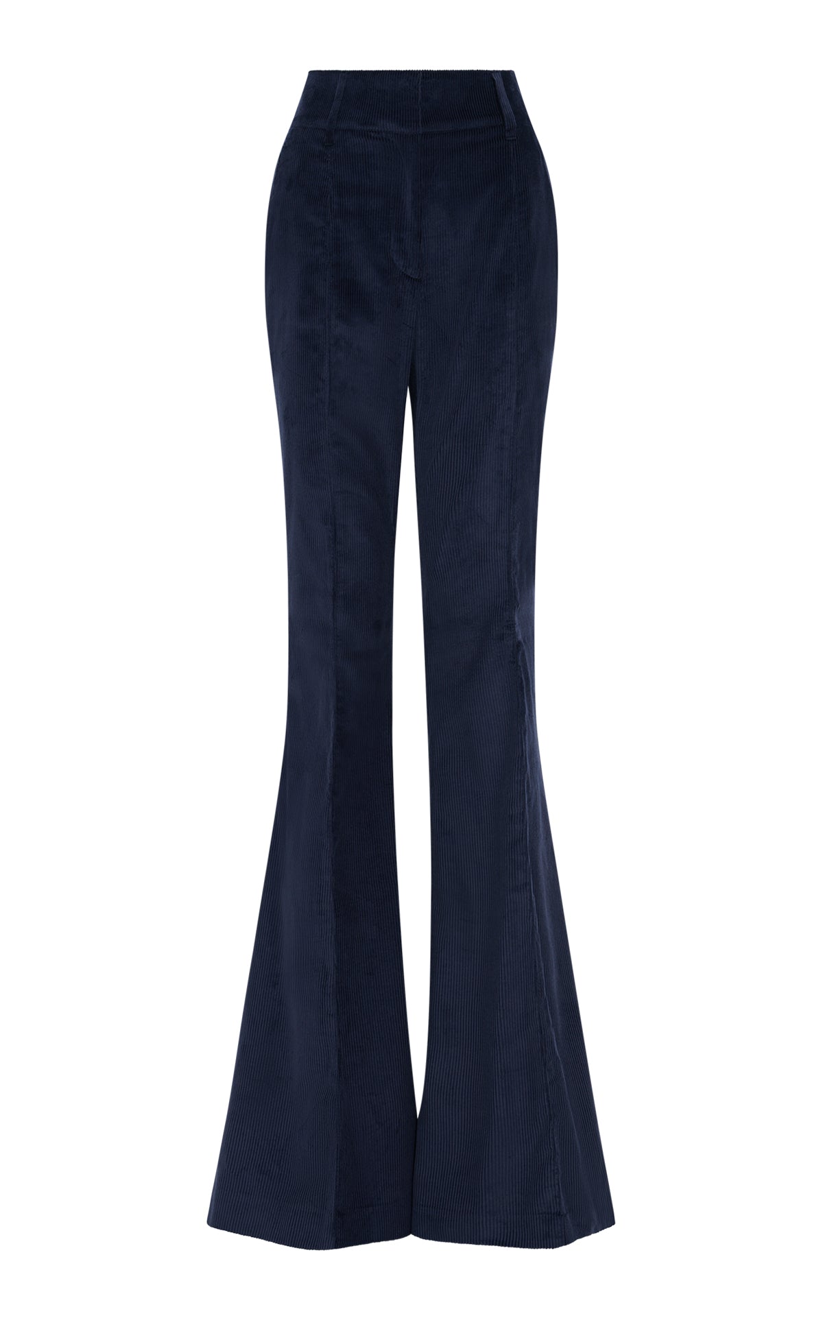 Ianthe Flare Pant in Dark Navy Sea Island Cotton Corduroy
