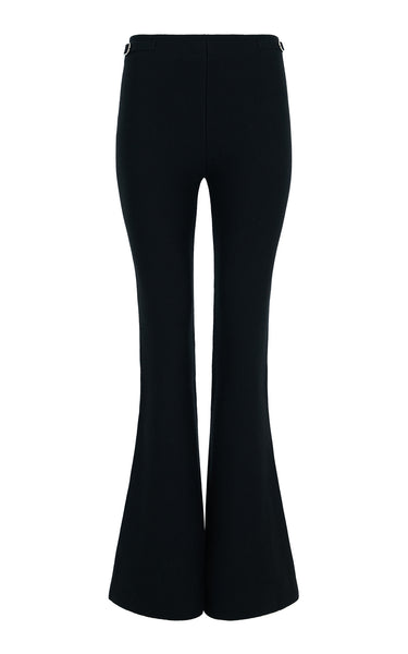 Women's Black Merino Wool Cashmere Flare Pant | Gabriela Hearst