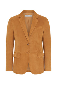 Ivy Blazer in Cashew Suede