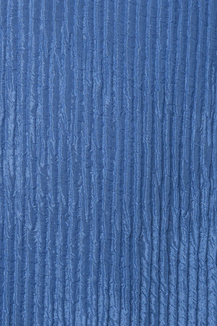 Nula Top in Sky Plisse Silk