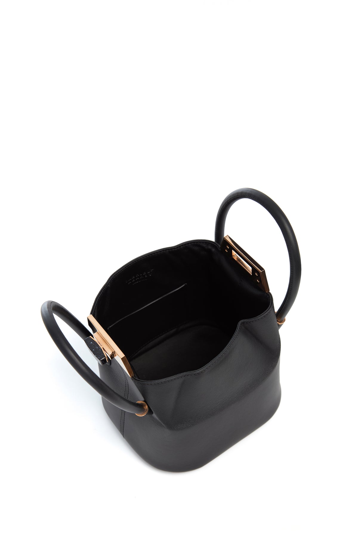 Mini Baez Bag in Black Nappa Leather