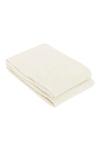 Hallam Knit Blanket in Ivory Silk