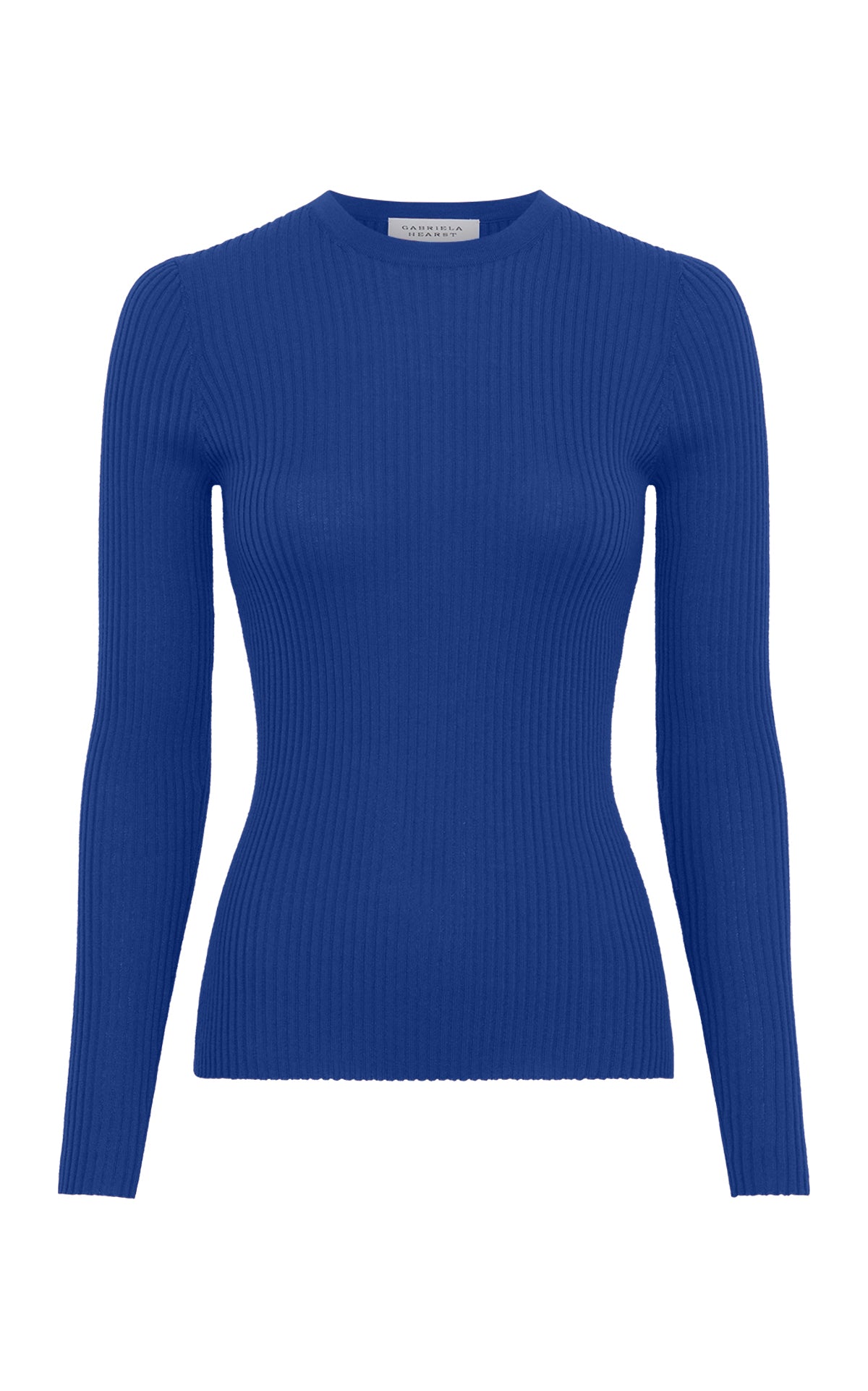Browning Knit Sweater in Cobalt Cashmere Silk