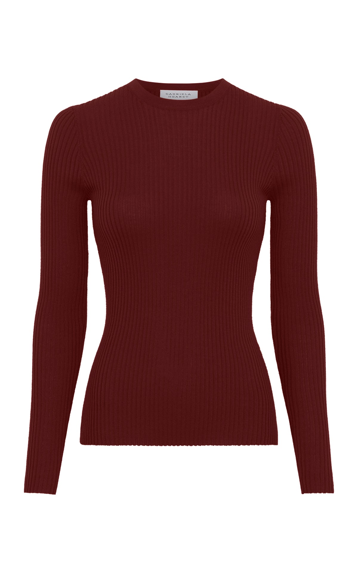 Browning Knit Sweater in Burnt Sienna Cashmere Silk