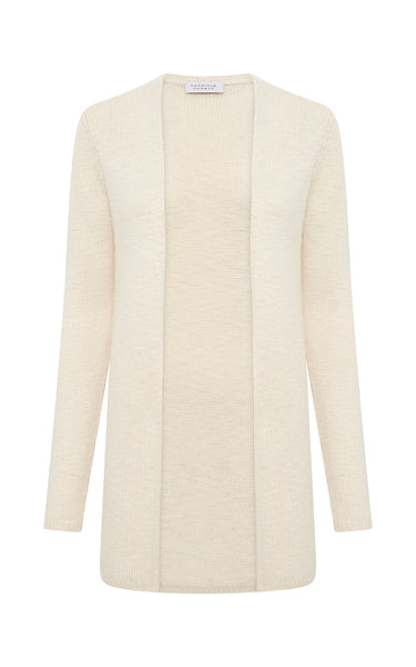Jani Knit Cardigan in Ivory Cashmere – Gabriela Hearst
