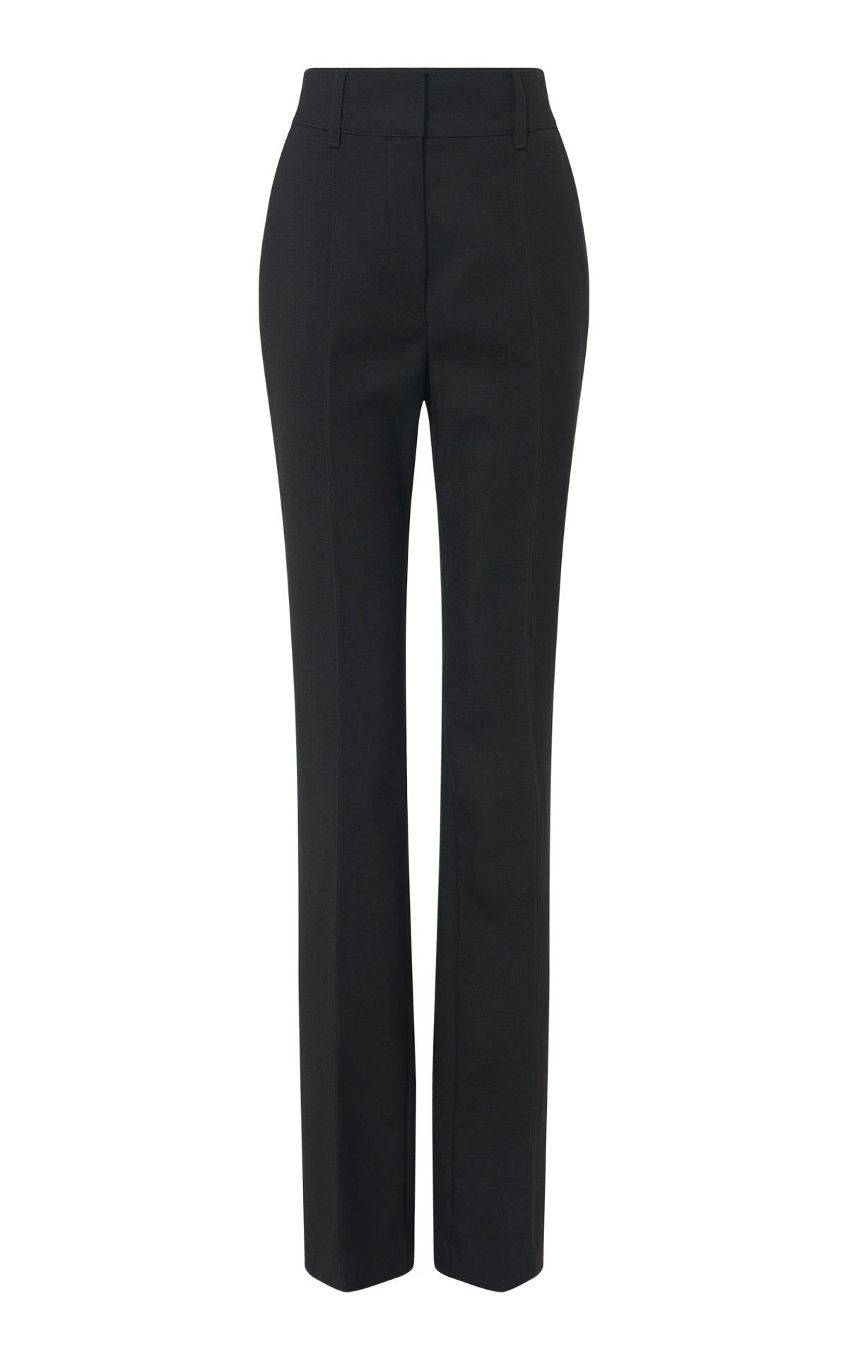 Cecilia Pant in Black Recycled Wool