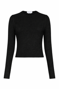 Praedics Knit Sweater in Black Mulberry Silk