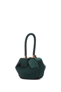 Demi Bag in Emerald Satin