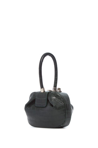 Demi Bag in Green Crocodile Leather