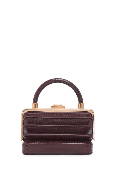 Diana Bag in Bordeaux Snakeskin – Gabriela Hearst