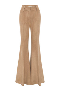 Rhein Pant in Camel Cashmere Wool Corduroy