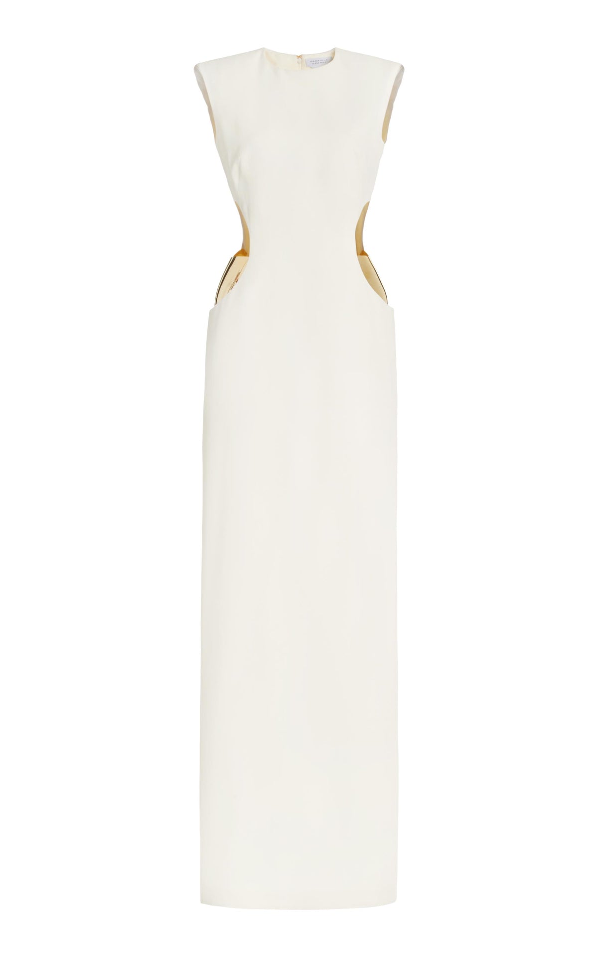 Faith Dress in Ivory Silk Wool Cady