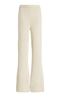 Ornston Knit Pant in Ivory Cashmere