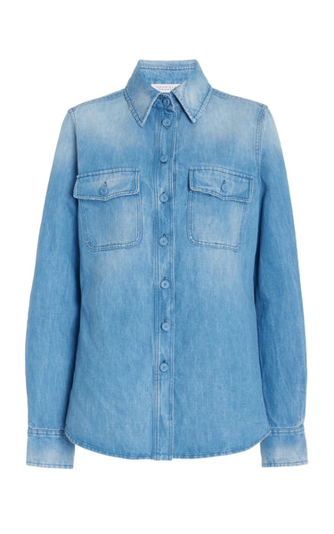 ☆F.ILLUMINATE☆ Two Pocket Denim ShirtLight Blue GAH_FW24_C_Top_040_a_b08f7625-