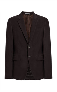 Irving Jacket in Chocolate Cashmere Corduroy