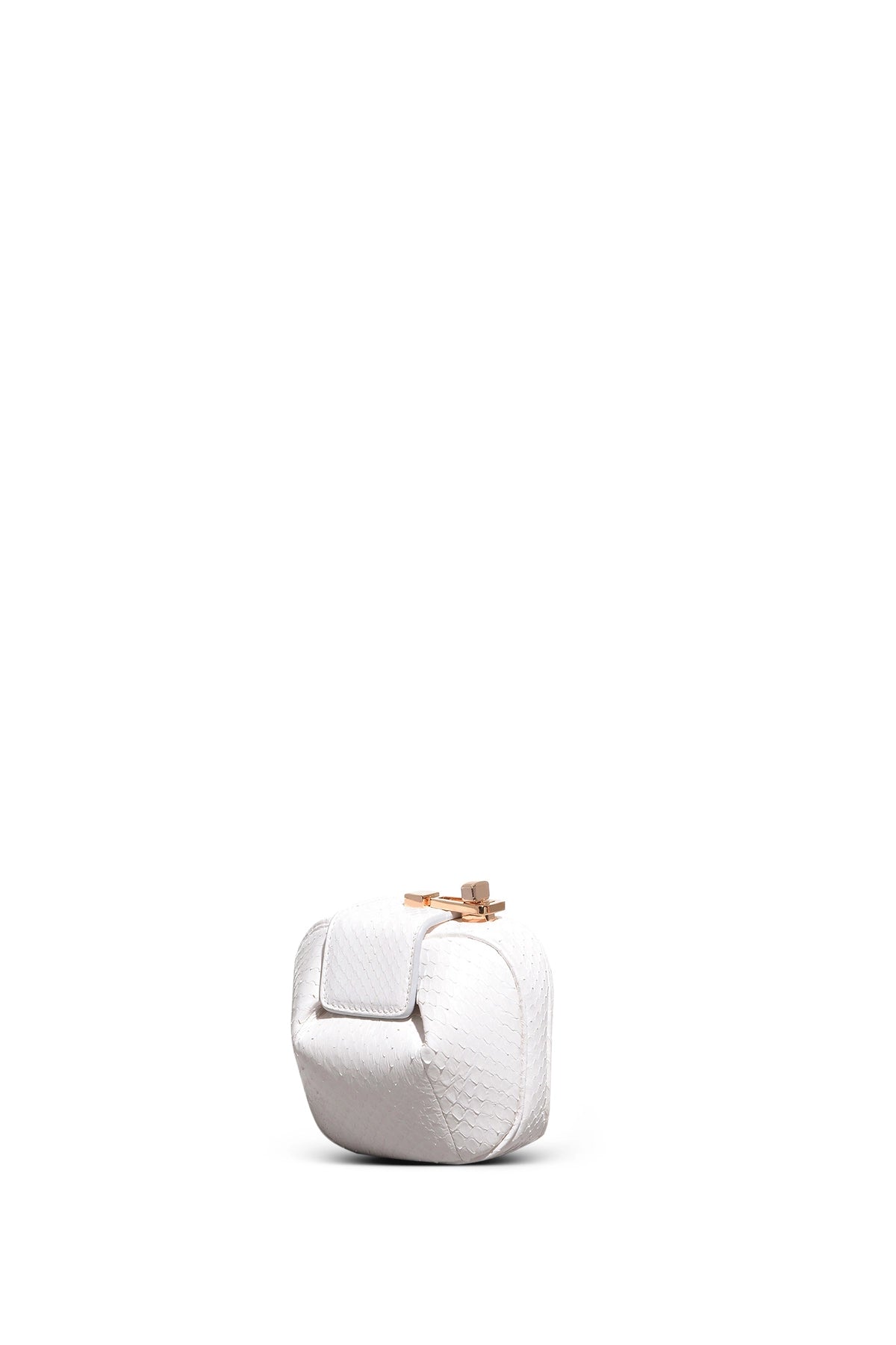 Rafaela Coin Purse in White Snakeskin